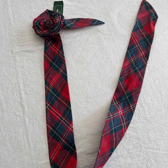 LL Bean Wms Flower Belt Size Med NWT - Picture 4 of 7